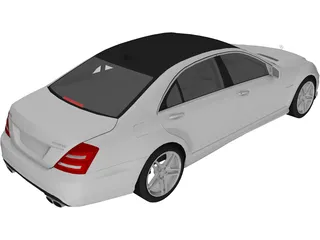 Mercedes-Benz S65 AMG (2012) 3D Model