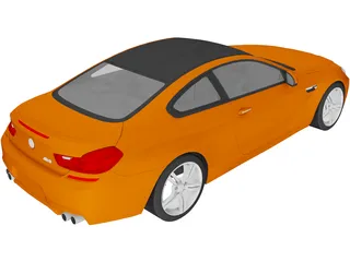 BMW M6 Coupe (2013) 3D Model