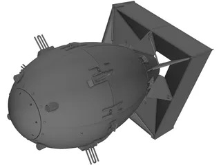 Atom Bomb 3D Model