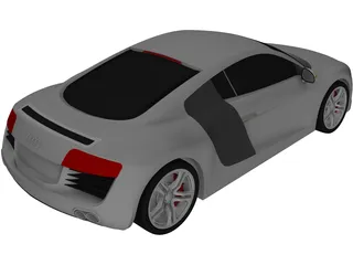 Audi R8 3D Model