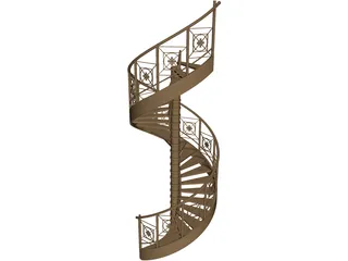 Stairs 3D Model