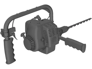 Hand Drill 3D Model