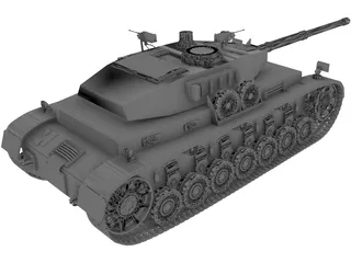 Panzer 3D Model