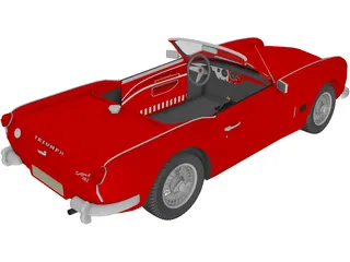 Triumph Spitfire MK2 3D Model