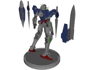 Gundam Exia 3D Model