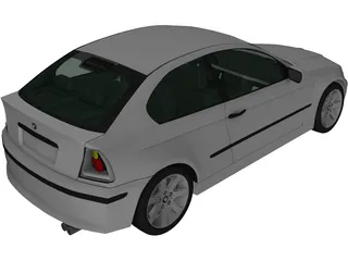 BMW 3 Series Compact E46 (2004) 3D Model