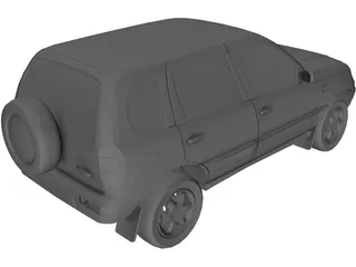 Chevrolet Niva (2009) 3D Model