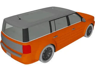 Ford Flex (2009) 3D Model