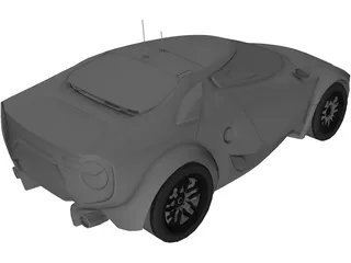 Lancia Stratos Fenomenon Concept (2005) 3D Model