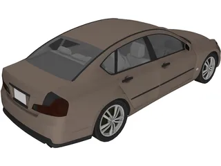 Nissan Fuga (2007) 3D Model