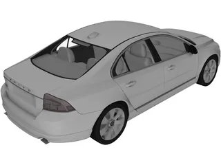 Volvo S80 (2011) 3D Model