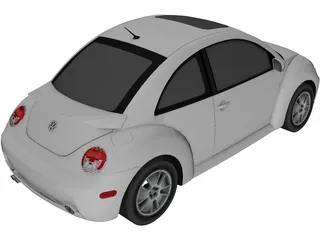 Volkswagen Beetle 3D Model