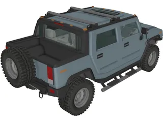 Hummer H2 3D Model