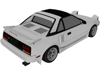 Toytota MR2 Mk1 (1984) 3D Model