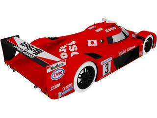 Toyota GT1 TS020 3D Model