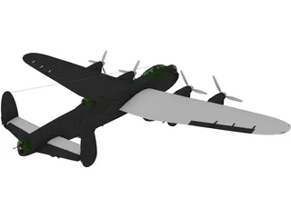 Avro Lancaster 3D Model