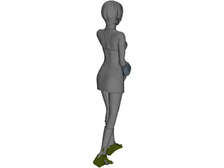 Japanese Girl 3D Model