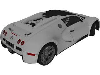 Bugatti Veyron Grand Sport (2010) 3D Model