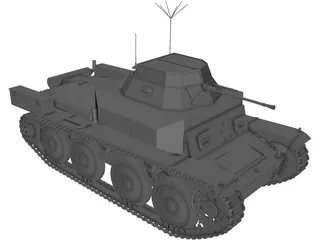 Aufklärungspanzer 38 3D Model