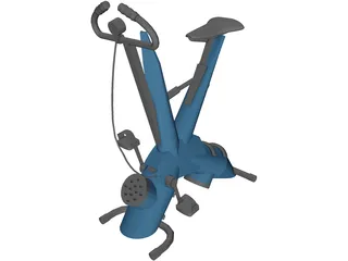 Gym Exercise Bike 3D Model