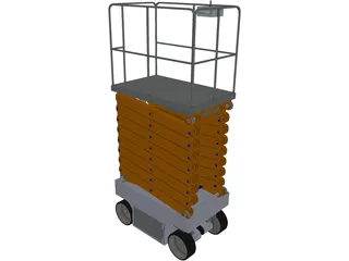 Scissor Lift 3D Model