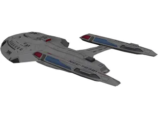 Nova Class Starship 3D Model