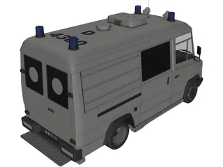 Mercedes-Benz Vario Rettungs 3D Model