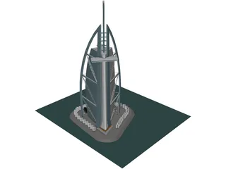 Burj al-Arab 3D Model