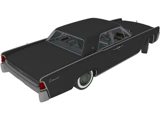 Lincoln Continental Sedan (1962) 3D Model
