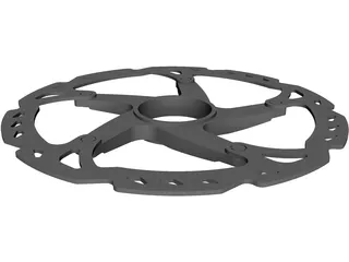 Shimano Disc 160 Centerlock XTR 3D Model