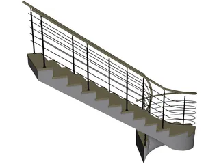 Stair 3D Model