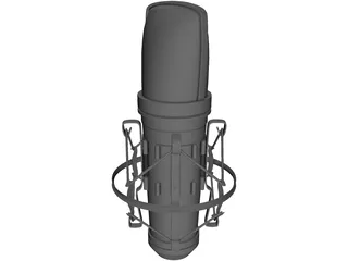 Marshall Electronics Microphone 3D Model