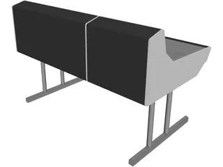 API 1608 Console 3D Model