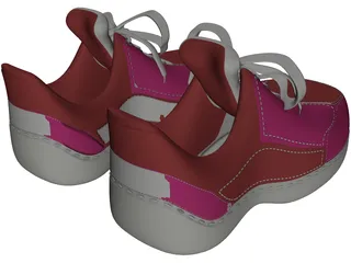 Reebok Sports Footwear 3D Model