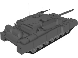 Arjun Tank 3D Model