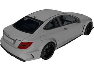 Mercedes-Benz C63 AMG Coupe 3D Model