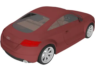 Audi TT (2015) 3D Model