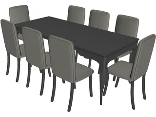 Dining Table 3D Model