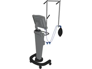 Hospital Ventilator 3D Model