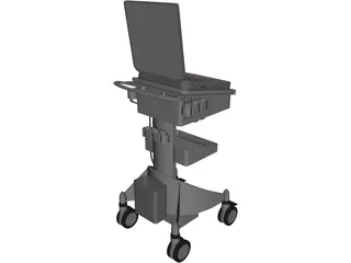 CX50 Ultrasound 3D Model