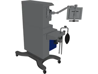 Anesthesia Machine 3D Model