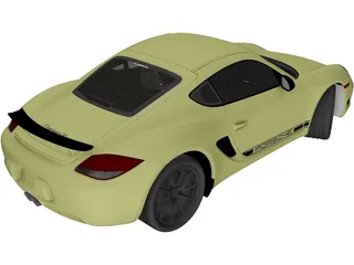 Porsche Cayman R (2012) 3D Model