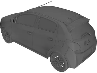 Mitsubishi Mirage (2013) 3D Model