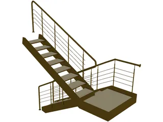 Stairs 3D Model