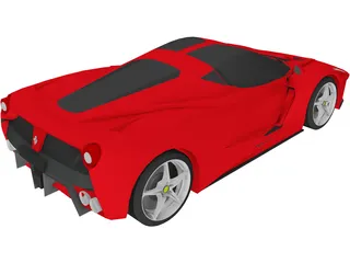 Ferrari LaFerrari (F70) (2014) 3D Model