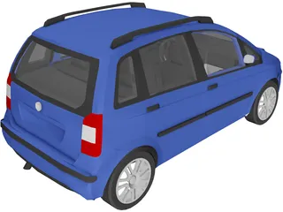 Fiat Idea (2005) 3D Model