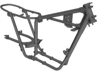 Motorbike Frame 3D Model