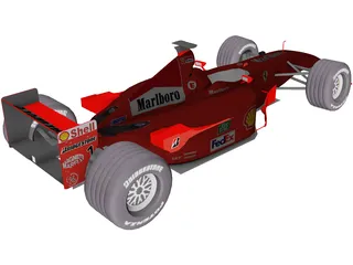 Ferrari F1 (2007) 3D Model