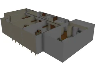 O`Connor Hall Dorm at Embry-Riddle Aeronautical University 3D Model