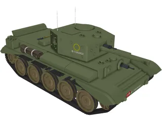 Cromwell VII A24 3D Model